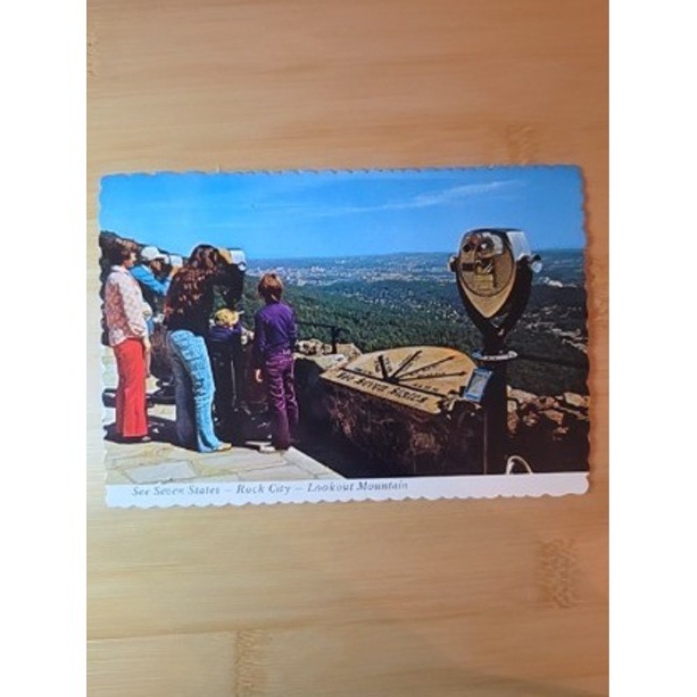 Rock City Lookout Mountain Postcard See Seven States CH 147